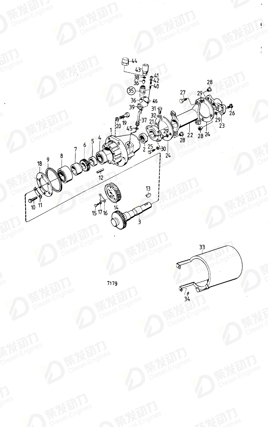 volvo penta Companion flange 424130 Drawing volvo penta Companion flange 424130 Drawing